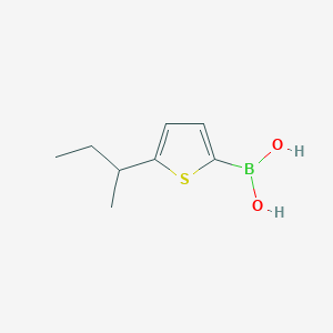 molecular formula C8H13BO2S B13340992 (5-(sec-Butyl)thiophen-2-yl)boronic acid 