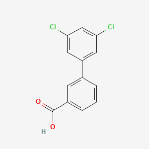 molecular formula C13H8Cl2O2 B1334100 3-(3,5-dichlorophenyl)benzoic Acid CAS No. 380228-57-9