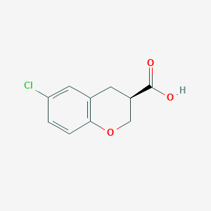 (R)-6-Chlorochroman-3-carboxylic acid