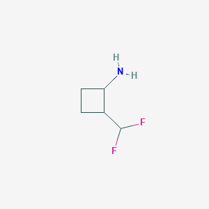 2-(Difluoromethyl)cyclobutan-1-amine