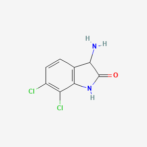 3-Amino-6,7-dichloro-2,3-dihydro-1H-indol-2-one