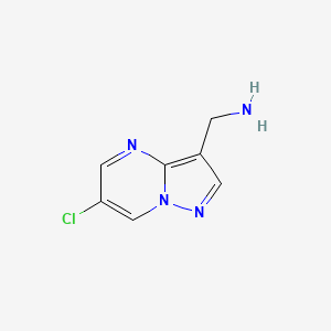 (6-Chloropyrazolo[1,5-a]pyrimidin-3-yl)methanamine