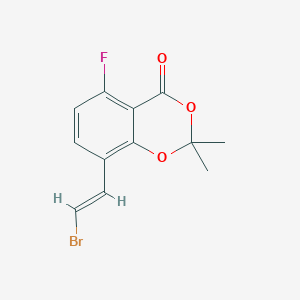 8-(2-Bromovinyl)-5-fluoro-2,2-dimethyl-4H-benzo[d][1,3]dioxin-4-one