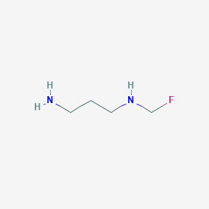 molecular formula C4H11FN2 B13341068 N1-(Fluoromethyl)propane-1,3-diamine 