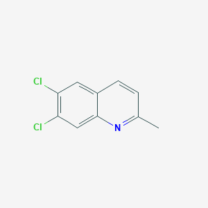 molecular formula C10H7Cl2N B1334107 6,7-Dichloro-2-methylquinoline CAS No. 71063-12-2