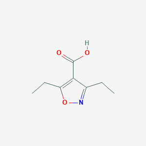 molecular formula C8H11NO3 B1334108 3,5-Diethyl-isoxazole-4-carboxylic acid CAS No. 216700-85-5