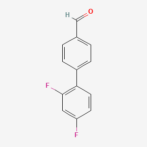 molecular formula C13H8F2O B1334109 4-(2,4-二氟苯基)苯甲醛 CAS No. 728918-75-0