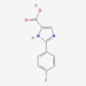 2-(4-Fluorophenyl)-1H-imidazole-4-carboxylic acid