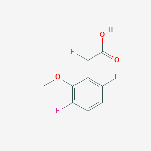 2-(3,6-Difluoro-2-methoxyphenyl)-2-fluoroacetic acid