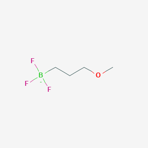 molecular formula C4H9BF3O- B13341154 Trifluoro(3-methoxypropyl)borate 