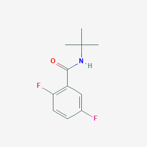 molecular formula C11H13F2NO B13341157 N-(tert-Butyl)-2,5-difluorobenzamide 