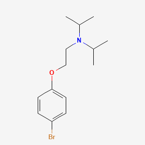 molecular formula C14H22BrNO B1334116 4-[2-N,N-二异丙胺基-乙氧基]苯基溴 CAS No. 187663-88-3