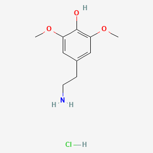 molecular formula C10H16ClNO3 B1334120 3,5-二甲氧基-4-羟基苯乙胺盐酸盐 CAS No. 2176-14-9