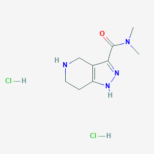 N,N-Dimethyl-4,5,6,7-tetrahydro-1H-pyrazolo[4,3-c]pyridine-3-carboxamide dihydrochloride