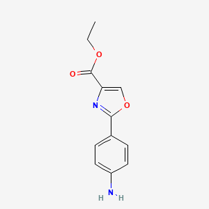 Ethyl 2-(4-aminophenyl)oxazole-4-carboxylate