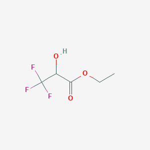 molecular formula C5H7F3O3 B1334143 Ethyl 3,3,3-trifluoro-2-hydroxypropanoate CAS No. 94726-00-8
