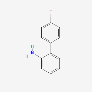 molecular formula C12H10FN B1334145 2-(4-氟苯基)苯胺 CAS No. 321-63-1