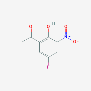 molecular formula C8H6FNO4 B1334147 5'-Fluoro-2'-hydroxy-3'-nitroacetophenone CAS No. 70978-39-1
