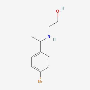 2-{[1-(4-Bromophenyl)ethyl]amino}ethan-1-ol