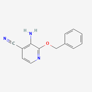 3-Amino-2-(benzyloxy)pyridine-4-carbonitrile