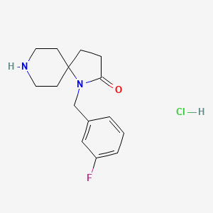 1-(3-Fluorobenzyl)-1,8-diazaspiro[4.5]decan-2-one hydrochloride