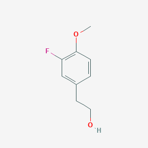 molecular formula C9H11FO2 B1334150 3-Fluoro-4-methoxyphenethyl alcohol CAS No. 404-91-1