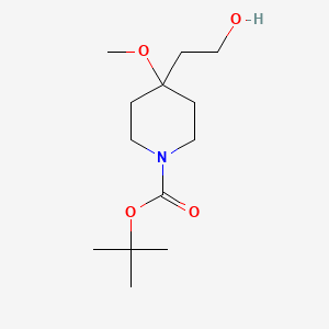 Tert-butyl 4-(2-hydroxyethyl)-4-methoxy-piperidine-1-carboxylate