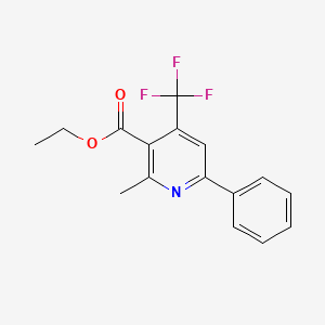 Ethyl 2-methyl-6-phenyl-4-(trifluoromethyl)nicotinate