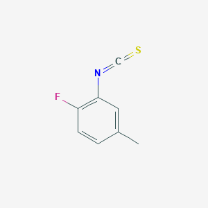 molecular formula C8H6FNS B1334154 1-氟-2-异硫氰酸酯-4-甲苯 CAS No. 832113-98-1