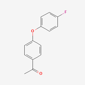 molecular formula C14H11FO2 B1334159 1-[4-(4-氟苯氧基)苯基]乙酮 CAS No. 35114-93-3