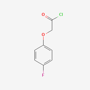 molecular formula C8H6ClFO2 B1334160 (4-Fluorophenoxy)acetyl chloride CAS No. 405-78-7