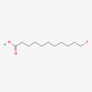 molecular formula C11H21FO2 B13341616 11-Fluoroundecanoic acid CAS No. 463-17-2