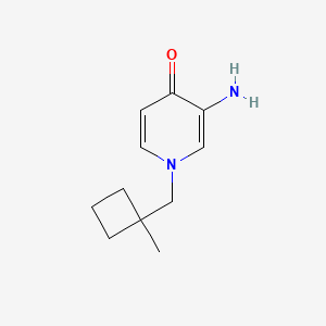 3-Amino-1-[(1-methylcyclobutyl)methyl]-1,4-dihydropyridin-4-one