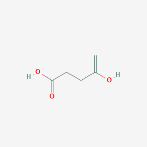 molecular formula C5H8O3 B13341640 4-Hydroxypent-4-enoic acid 