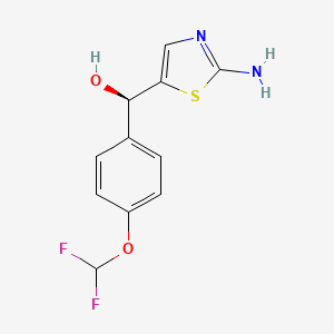 (R)-(2-Aminothiazol-5-yl)(4-(difluoromethoxy)phenyl)methanol