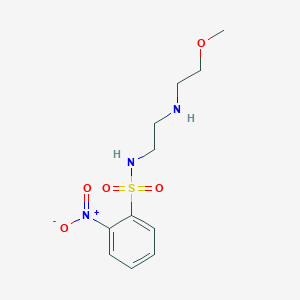 N-{2-[(2-methoxyethyl)amino]ethyl}-2-nitrobenzene-1-sulfonamide