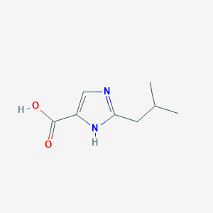 molecular formula C8H12N2O2 B13341691 2-Isobutyl-1H-imidazole-4-carboxylic acid 