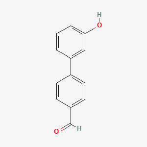 molecular formula C13H10O2 B1334175 4-(3-Hydroxyphenyl)benzaldehyde CAS No. 398151-25-2