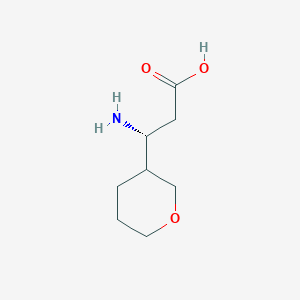 (3R)-3-Amino-3-(oxan-3-yl)propanoic acid