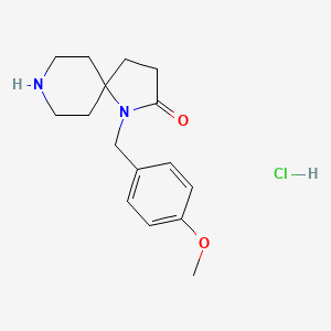 1-(4-Methoxybenzyl)-1,8-diazaspiro[4.5]decan-2-one hydrochloride