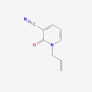 molecular formula C9H8N2O B13341860 1-Allyl-2-oxo-1,2-dihydropyridine-3-carbonitrile 