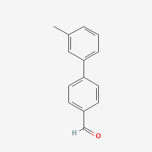 molecular formula C14H12O B1334187 4-(3-Methylphenyl)benzaldehyde CAS No. 400744-83-4