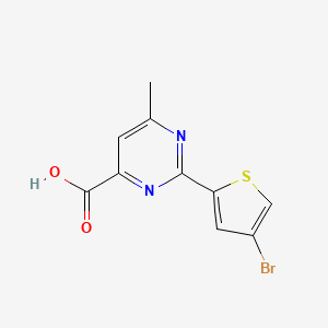 2-(4-Bromothiophen-2-yl)-6-methylpyrimidine-4-carboxylic acid