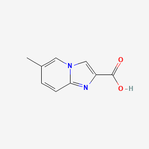 molecular formula C9H8N2O2 B1334189 6-甲基咪唑并[1,2-a]吡啶-2-甲酸 CAS No. 80353-93-1