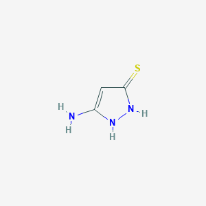 5-Amino-1,2-dihydro-3H-pyrazole-3-thione