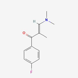 3-(Dimethylamino)-1-(4-fluorophenyl)-2-methylprop-2-en-1-one