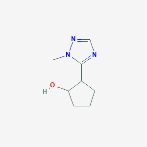 2-(1-Methyl-1H-1,2,4-triazol-5-yl)cyclopentan-1-ol