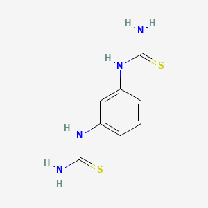molecular formula C8H10N4S2 B1334196 1,3-Phenylene-bis(2-thiourea) CAS No. 2591-01-7