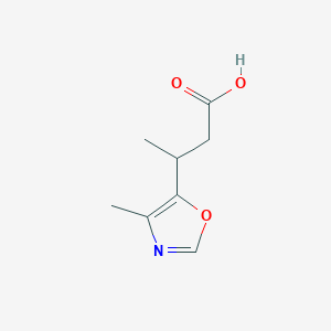 3-(4-Methyloxazol-5-yl)butanoic acid