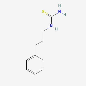 molecular formula C10H14N2S B1334197 1-(3-Phenylpropyl)-2-thiourea CAS No. 93168-20-8